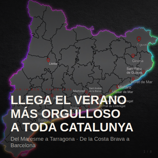 El Pride 2026 de punta a punta de Catalunya