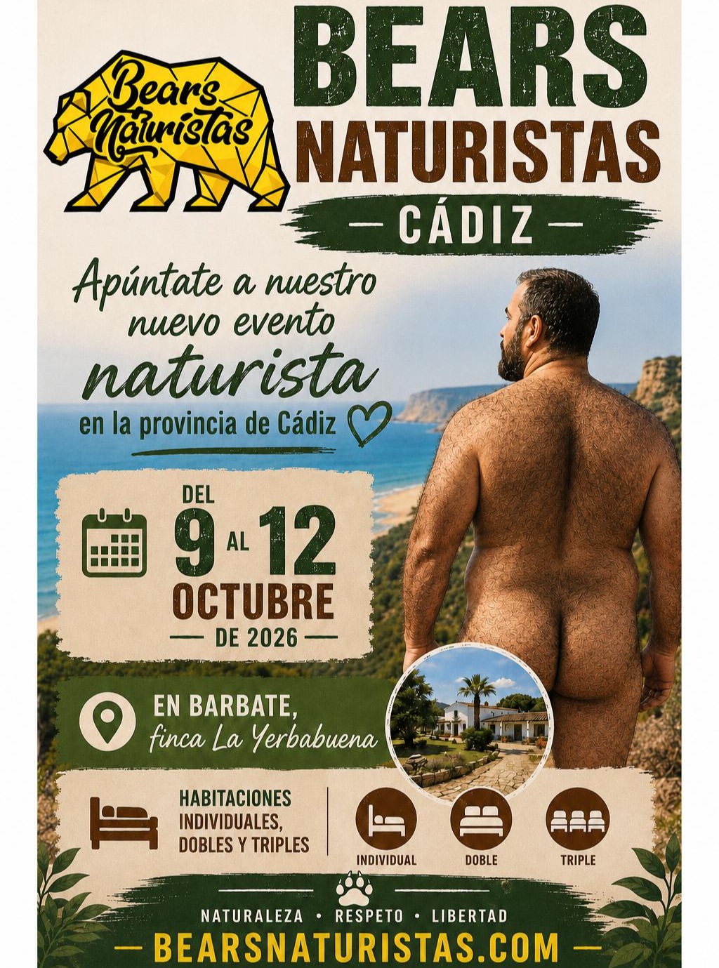 Bears Naturistas Cádiz 2026