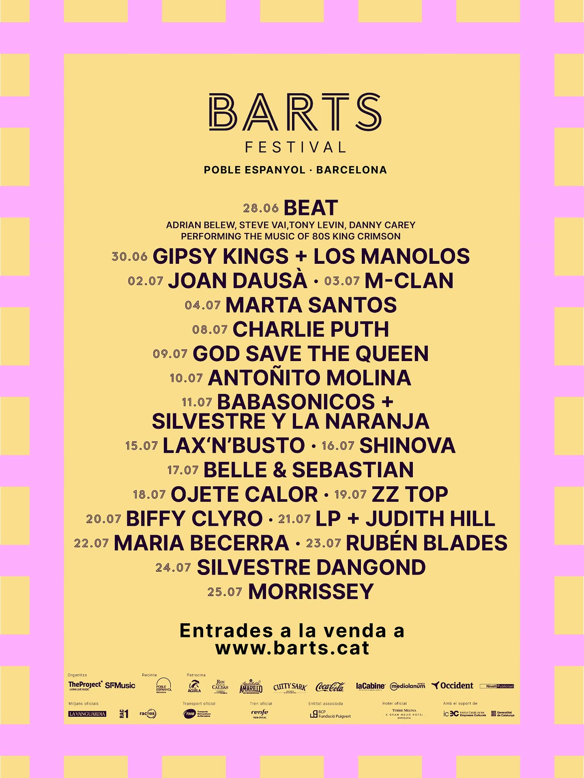 ¡A mitad del Barts Festival 2026! Saca a pasear tu lado más musical al aire libre